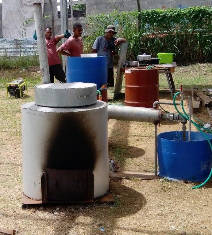 Solomon Islands plastics pyrolysis system